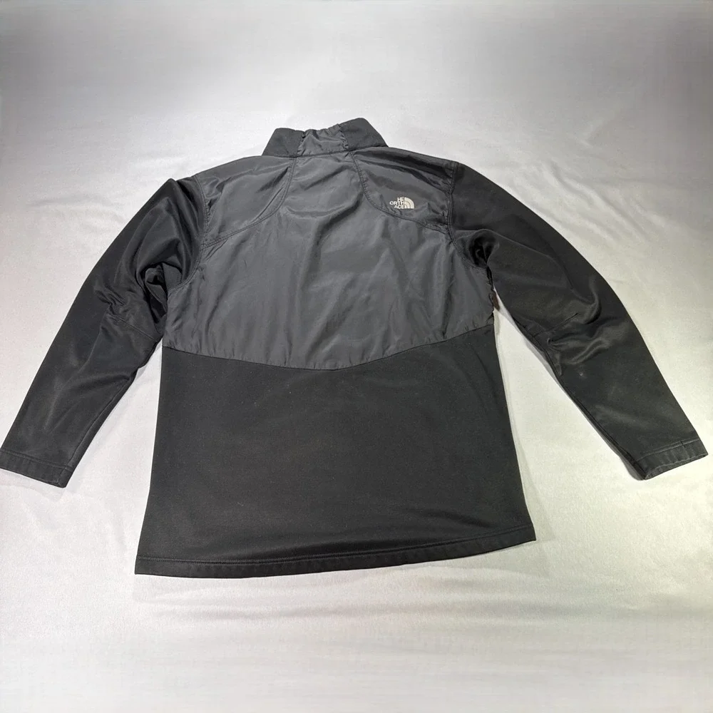 The North Face Cinder Jacket Mens Medium Black Hybrid Full Zip Fleece Technical